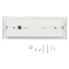 3,8W LED evakuacinis šviestuvas, baltos/juodos sp., 6000K, CREE LED chip