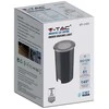 V-tac 1W LED įleidžiamas į žemę šviestuvas, sidabro sp., 3000K, IP67