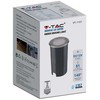 V-tac 1W LED įmontuojamas grindinio šviestuvas, sidabro sp., 6400K, IP67