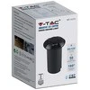 V-tac 1W LED įmontuojamas grindinio šviestuvas, juodas, 6400K, IP67