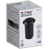 V-tac 1W LED įmontuojamas grindinio šviestuvas, juodas, 3000K, IP67