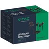 V-tac Rinkinys- 3x1,2W įsmeigiami lauko šviestuvai, juodi, su saulės baterija