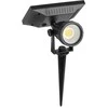 V-tac 2W LED įsmeigiamas lauko šviestuvas, juodas, 3000K, IP65, su saulės baterija