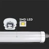 Lubinis šviestuvas V-tac 36W LED linijinis paviršinis šviestuvas, 120cm, baltas, 4500K, IP65
