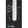 Lubinis šviestuvas Bikuvalt 48W LED linijinis paviršinis šviestuvas, 150cm, baltas, 4000K, IP65