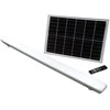 Lubinis šviestuvas V-tac 18W LED linijinis šviestuvas, 120cm, baltas, 3000-6400K, IP65, valdomas, su saulės baterija ir judesio davikliu