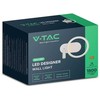 V-tac 14W LED sieninis šviestuvas, baltas, 4000K