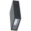 V-tac 4W LED sieninis šviestuvas, juodas, 6400K, IP65