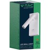 V-tac 2W LED sieninis šviestuvas, baltas, 4000K