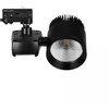 40W Euro LED šviestuvas ant bėgelio V-TAC, juodas, (4000K)