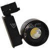 45W LED COB šviestuvas į 3 fazių bėgelius, juodas, CRI >95, 6000K