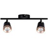 Lubinis šviestuvas V-tac 2x5W LED paviršinis šviestuvas, juodas, 3000K