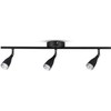 Sieninis šviestuvas V-tac 3x4,5W LED sieninis/paviršinis šviestuvas, juodas, 4000K