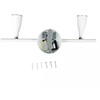 Lubinis šviestuvas V-tac 2x4,5W LED sieninis/paviršinis šviestuvas, baltas, 3000K