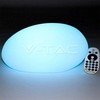 V-tac 0,5W LED šviestuvas, ovalus, RGB, D:28X21X17cm