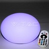 V-tac 0,5W LED šviestuvas, apvalus, RGB, D:20x14cm