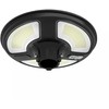 V-tac 7,5W sodo šviestuvas su judesio davikliu, 6500K, IP65, su 15W saulės baterija, juodas. Valdomas RF, su laikmačiu.