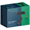 V-tac 8W LED akcentinis SMART šviestuvas į magnetinius bėgelius, juodas, 2700/6400K