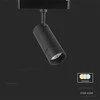 V-tac 8W LED akcentinis SMART šviestuvas į magnetinius bėgelius, juodas, 2700/6400K