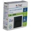 Bikuvalt 2W LED kvadratinis šviestuvas, juodas, IP65, 4000K
