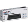V-tac 3W LED paviršinis šviestuvas, juodas, 4000K, IP65