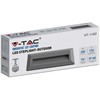 V-tac 3W LED sieninis lauko šviestuvas, pilkas, 4000K, IP65