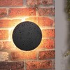 V-tac 12W LED sieninis šviestuvas, juodas, 4000K, IP65