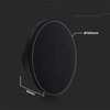 V-tac 12W LED sieninis šviestuvas, juodas, 4000K, IP65