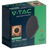 V-tac 12W LED sieninis lauko šviestuvas, juodas, 3000/6400K, dimeriuojamas