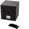 Sieninis šviestuvas 9W LED sieninis įkraunamas šviestuvas su saulės baterija ir judesio davikliu, juodas, 3000/4000/5000K, IP65