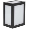 12W LED sieninis šviestuvas V-TAC, juodu korpusu, IP65, 4000K (natūraliai balta)