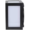 12W LED sieninis šviestuvas V-TAC, juodu korpusu, IP65, 4000K (natūraliai balta)