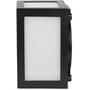 V-tac 12W LED sieninis šviestuvas, juodas, 4000K, IP65