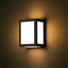 12W LED sieninis šviestuvas V-TAC, juodu korpusu, IP65, 4000K (natūraliai balta)