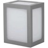 V-tac 12W LED sieninis šviestuvas, pilkas, 4000K, IP65