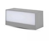 V-tac 12W LED sieninis šviestuvas, pilku korpusu, 4000K, IP65