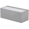 V-tac 12W LED sieninis šviestuvas, pilku korpusu, 6400K, IP65