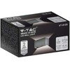 V-tac 24W LED sieninis lauko šviestuvas, pilkas, 4000K, IP65