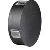 V-tac 4W LED sieninis šviestuvas, juodas, IP65, 3000K