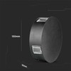 V-tac 4W LED sieninis šviestuvas, juodas, IP65, 3000K