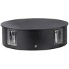 4W LED sieninis šviestuvas, apvalus, juodas, IP65, 4000K