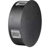 4W LED sieninis šviestuvas, apvalus, juodas, IP65, 4000K