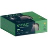 Sieninis šviestuvas V-tac 5W LED paviršinis šviestuvas, juodas, 3000/4000K