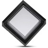 V-tac 7W LED sieninis šviestuvas, juodas, 3000K, IP65