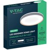 Lubinis šviestuvas 20/40W LED paviršinis šviestuvas, medžio sp., 3000-6500K, dimeriuojamas