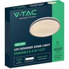 Lubinis šviestuvas 30/60W LED paviršinis šviestuvas, pilkos sp., 3000-6500K, dimeriuojamas