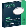 Lubinis šviestuvas 30/60W LED paviršinis šviestuvas, rudos sp., 3000-6500K, dimeriuojamas