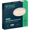 Lubinis šviestuvas 30/60W LED paviršinis šviestuvas, rudos sp., 3000-6500K, dimeriuojamas