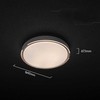 Lubinis šviestuvas 30/60W LED paviršinis šviestuvas, tamsios medžio sp., 3000-6500K, dimeriuojamas