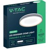 Lubinis šviestuvas 30/60W LED paviršinis šviestuvas, medžio sp., 3000-6500K, dimeriuojamas